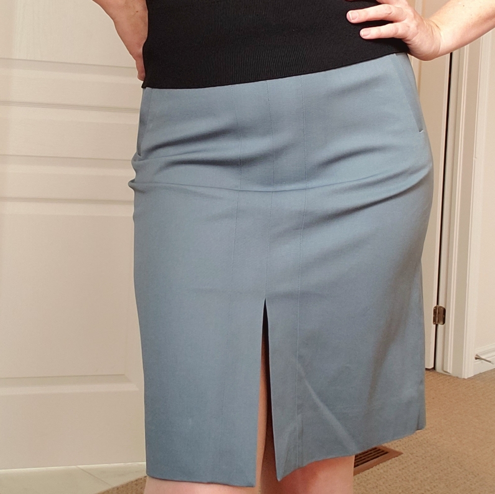 J Crew Light Blue Skirt